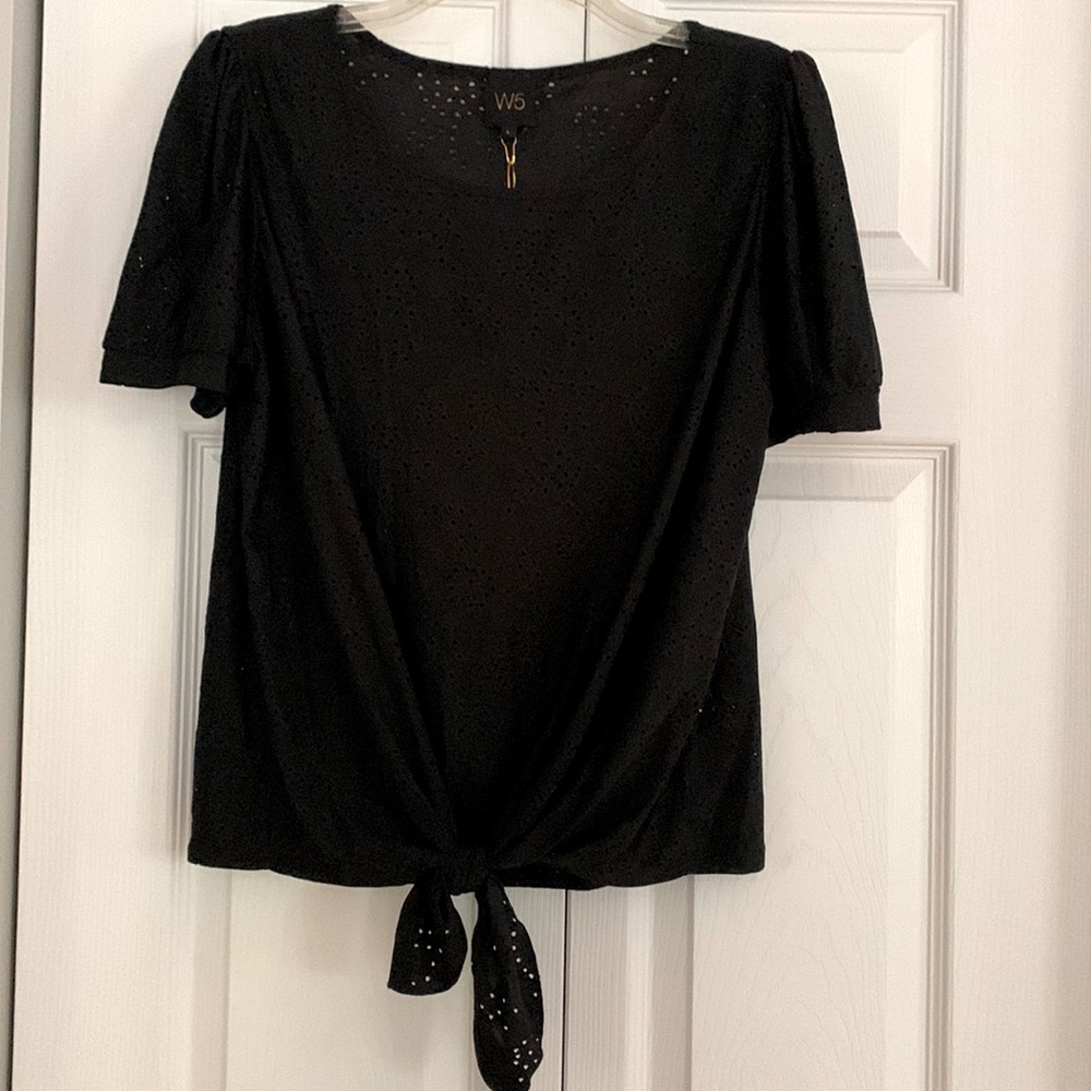 NWT W5 black blouse